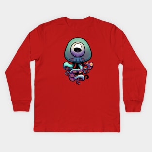 Baby Tentacle Slime Kids Long Sleeve T-Shirt